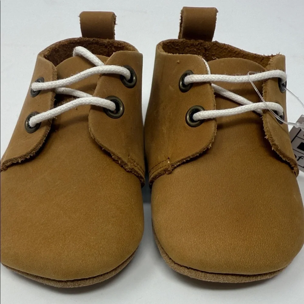 Piper Finn Tan Leather Kids /Baby Shoes Size 2 Genuine Leather